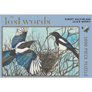 The Lost Words Magpie 1000 Piece jigsaw by Robert Macfarlane