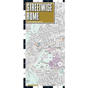 Streetwise Rome Map  Laminated City Center Street Map of Rome Italy by Michelin