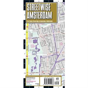 Streetwise Amsterdam Map  Laminated City Center Street Map of Amsterdam Netherlands by Michelin