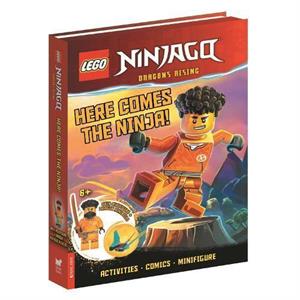 LEGO NINJAGO Here Comes the Ninja with Arin minifigure and dragon minibuild by Buster Books