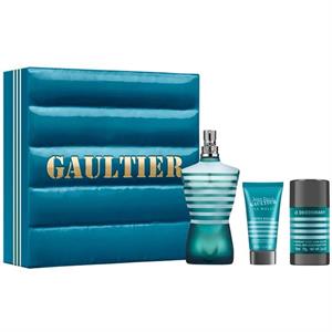 Jean Paul Gaultier Le Male Gift Set 125ml EDT  + 50ml Aftershave Balm + 75g Deodorant Stick