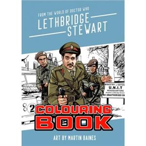 LethbridgeStewart Colouring Book by Martin Baines