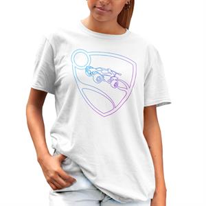 All+Every Rocket League Glowing Shield Logo Women's Boyfriend Fit T-Shirt