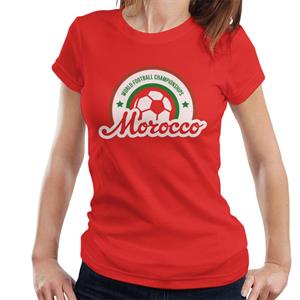 Morocco World Football Sunrise Logo Women's T-Shirt