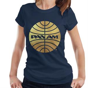 Pan Am Classic Logo Gold Foil Women's T-Shirt