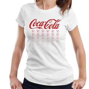 Official Coca Cola Football Red Multi Balls Women's T-Shirt