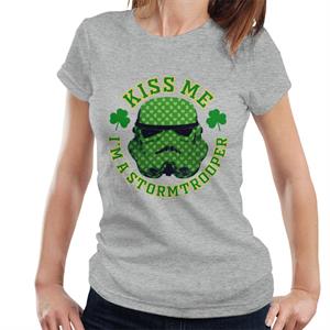 Original Stormtrooper Kiss Me St Patricks Day Women's T-Shirt