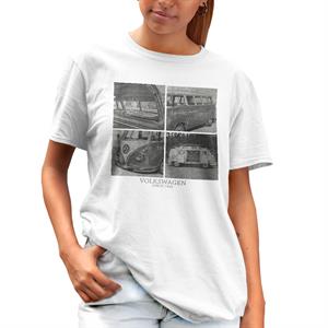 All+Every Volkswagen Camper Sketch Women's Boyfriend Fit T-Shirt