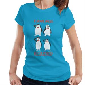 Madagascar Penguins Formal Dress Required Women's T-Shirt