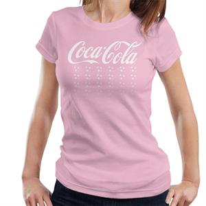 Official Coca Cola Football White Multi Balls Women's T-Shirt