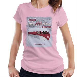 Official Volkswagen Driving Ho Ho Home For Christmas Women's T-Shirt