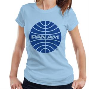 Pan Am Blue Outline Logo Women's T-Shirt