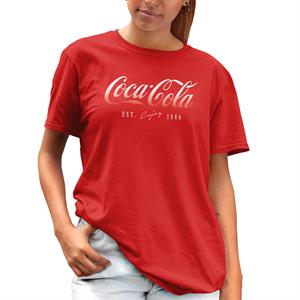 All+Every Coca Cola Gradient Logo Women's Boyfriend Fit T-Shirt