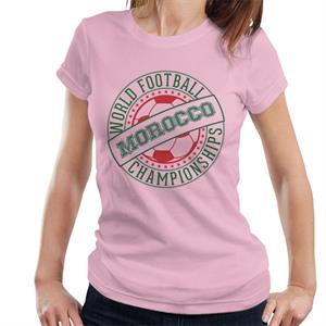 Morocco World Football Stamp Women's T-Shirt