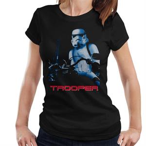 Original Stormtrooper The Trooper Action Sci Fi Parody Women's T-Shirt