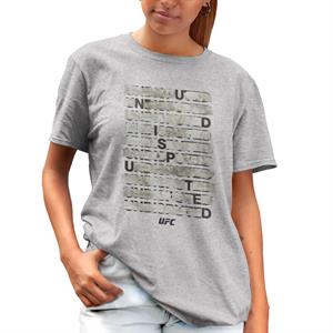 All+Every UFC Undisputed Taped Black Text Women's Boyfriend Fit T-Shirt