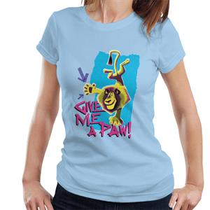 Madagascar Alex Give Me A Paw Women's T-Shirt