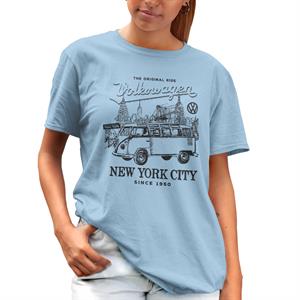 All+Every Volkswagen Camper New York City Women's Boyfriend Fit T-Shirt