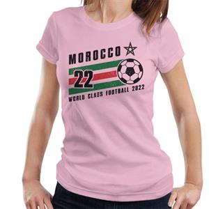 Morocco World Class Football 2022 Women's T-Shirt