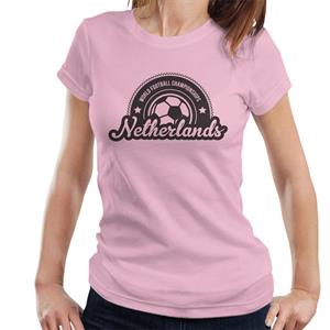 Netherlands World Football Sunrise Logo Women's T-Shirt