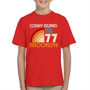 Coney Island Retro 77 Kid's T-Shirt
