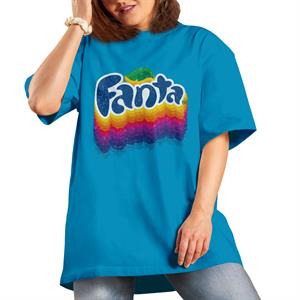 All+Every Fanta Rainbow Logo Women's Boyfriend Fit T-Shirt