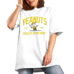 All+Every Peanuts Athletic Department Charlie Brown Women's Boyfriend Fit T-Shirt