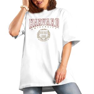 All+Every Harvard University Classic Crest Women's Boyfriend Fit T-Shirt