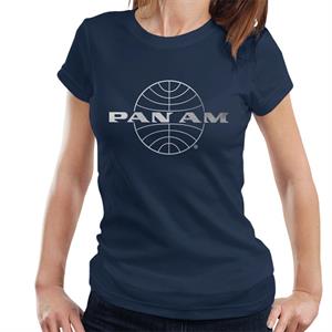 Pan Am Logo Silver Foil Women's T-Shirt