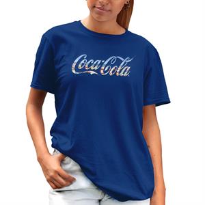 All+Every Coca Cola Beach Logo Women's Boyfriend Fit T-Shirt