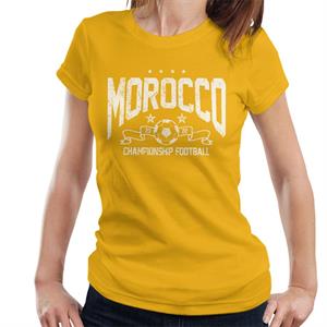 Morocco Championship Football 2022 Women's T-Shirt