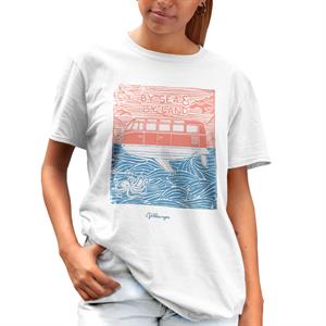 All+Every Volkswagen By Sea And Land Women's Boyfriend Fit T-Shirt