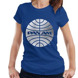 Pan Am Classic Logo Silver Foil Women's T-Shirt