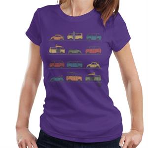 Official Volkswagen Vans And Beetles Women's T-Shirt