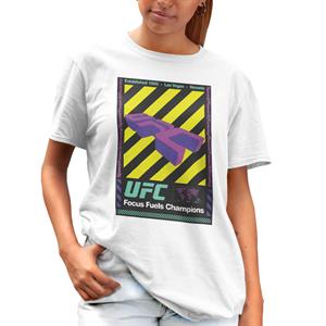 All+Every UFC Focus Fuels Champions Poster Women's Boyfriend Fit T-Shirt