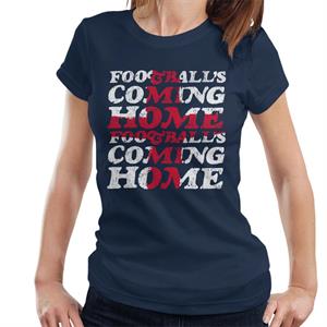 Football's Coming Home Cascade Flag Women's T-Shirt