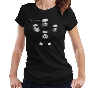 Original Stormtrooper Trooper Rock Album Cover Parody Women's T-Shirt