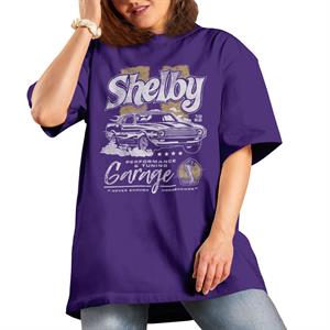 All+Every Shelby Performance And Tuning Garage Women's Boyfriend Fit T-Shirt