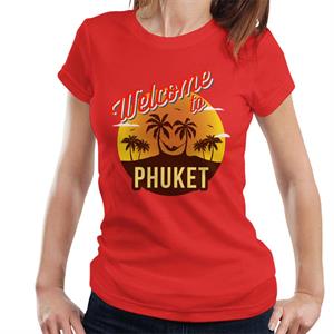 Welcome To Phuket Retro Women's T-Shirt