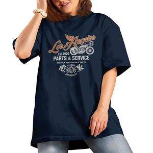 All+Every Route 66 Los Angeles Parts & Service Women's Boyfriend Fit T-Shirt