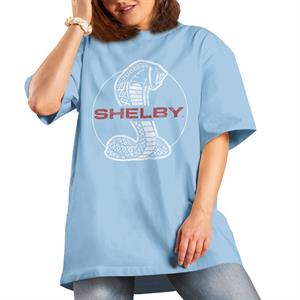 All+Every Shelby Red Text Cobra Logo Women's Boyfriend Fit T-Shirt