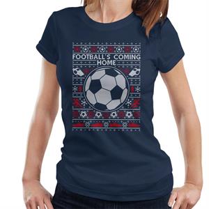 Football's Coming Home Christmas Knit Women's T-Shirt