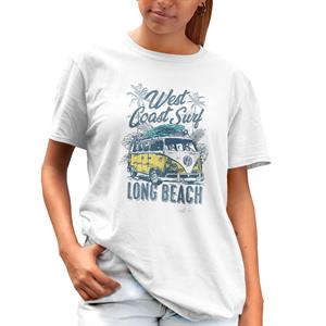 All+Every Volkswagen Long Beach California Coast Women's Boyfriend Fit T-Shirt