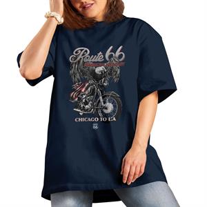 All+Every Route 66 Eagle Rider Women's Boyfriend Fit T-Shirt