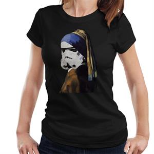 Original Stormtrooper With The Pearl Earring Parody Women's T-Shirt