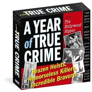 Year of True Crime PageADay Calendar 2025 by Workman Calendars