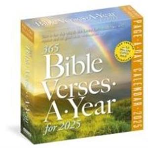 365 Bible VersesAYear PageADay Calendar 2025 by Workman Calendars