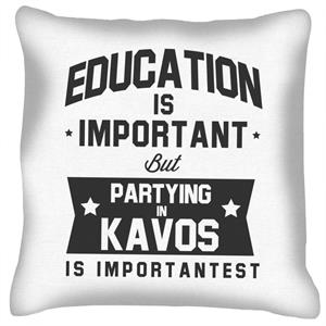 Education Is Important Kavos Is Importantest Cushion