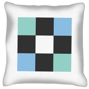 Geometric Shape Colour Blocks Cushion