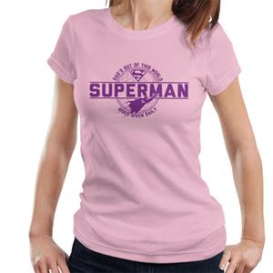 Superman Dads Out Of This World Fathers Day Women's T-Shirt